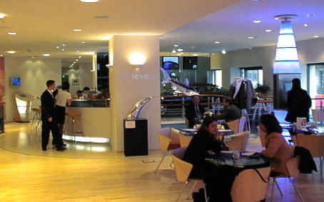 Internet Cafe in the Tota showroom