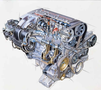 Alfa 166 2.4 l engine